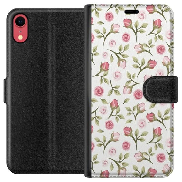 Pung Taske til Apple iPhone XR med Blomster