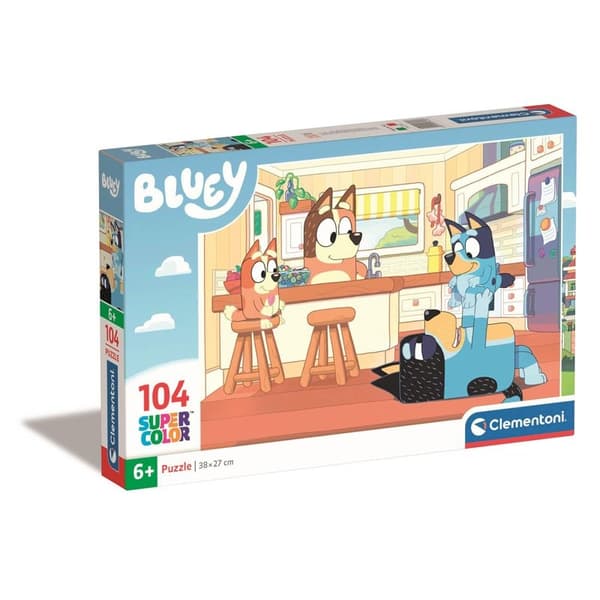 CLEMENTONI Puslespil 104 Stk Blå