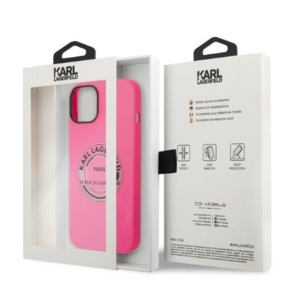 Karl Lagerfeld iPhone 14 Plus Skal Silicone RSG - Rosa