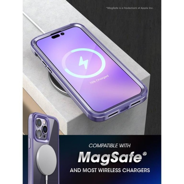 SupCase Magsafe iPhone 14 Pro Max -kotelo UB Edge - Deep Purple