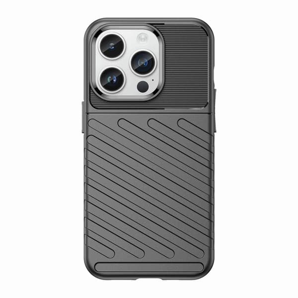 iPhone 15 Pro -kännykkäkuori Thunder Armored - Musta Black