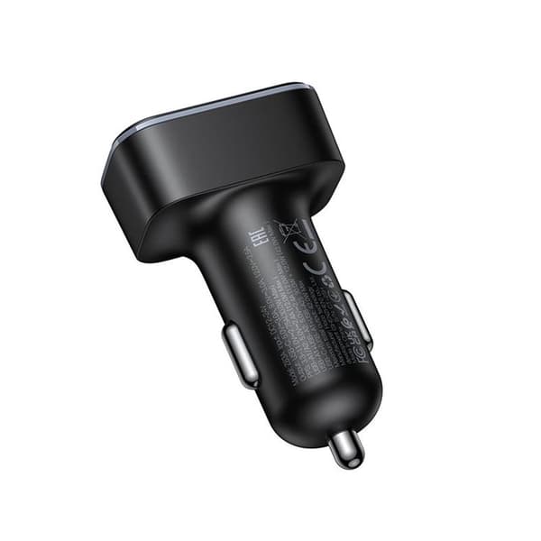Hoco Billaddare 42W 1xUSB-C 2xUSB-A QC3.0 Z63A - Svart Svart