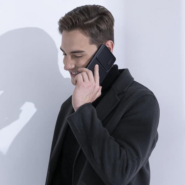 Nillkin Galaxy S23 Plus Mobilskal CamShield Syntetisk Fiber - Sort Black