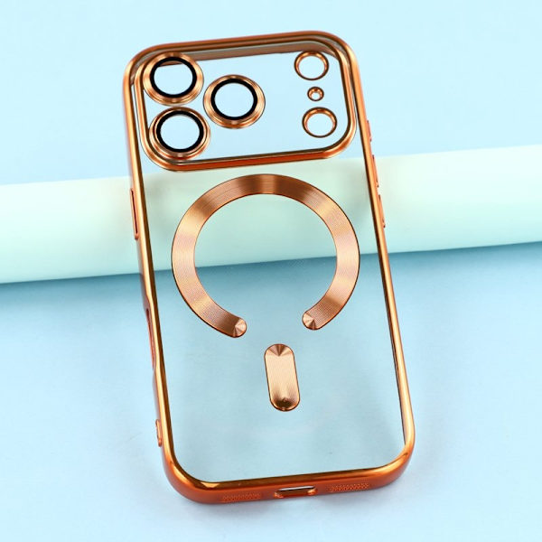 X-LEVEL Mobilskal till iPhone 17 Pro Max MagSafe Full Kamera Skydd Orange