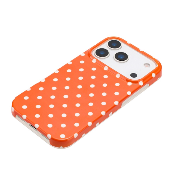 Mobilskal till iPhone 17 Pro Max Dot Design Imd Tpu Orange