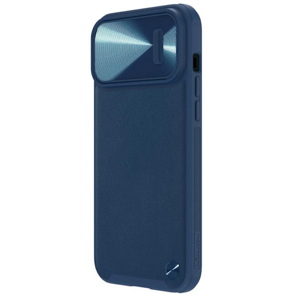 Nillkin iPhone 14 Pro Skal CamShield Läder S - Blå
