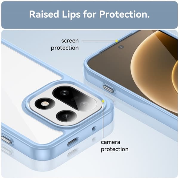 Mobilskal till OnePlus 15 5G TPU + Acrylic Protective - Blå Blå