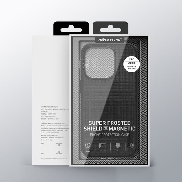 Nillkin iPhone 14 Pro Max Cover Super Frosted Shield - musta