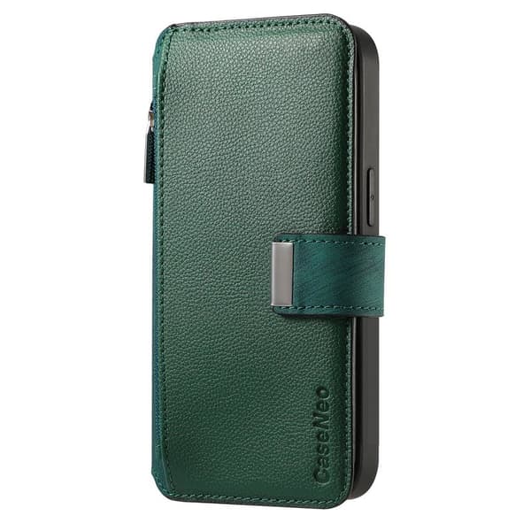 CASENEO MW-02 Plånboksfodral för Nothing Phone (3a) - Konstläder - Grön
