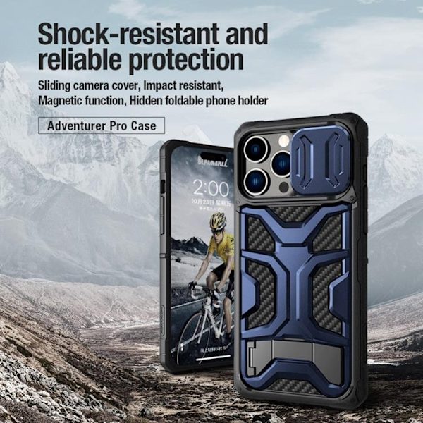 Nillkin iPhone 14 Pro Max Skal Adventurer Pro - Blå