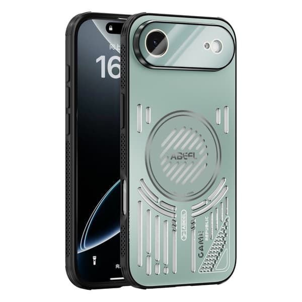 ABEEL Mobilskal till iPhone Air Aluminium + PC + TPU - Ljusgrön