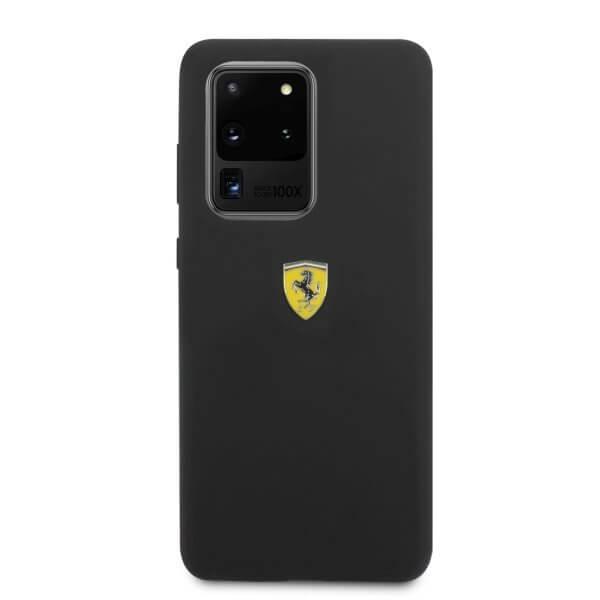 Ferrari Case S20 Ultra G988 Skal Svart Silikon Black