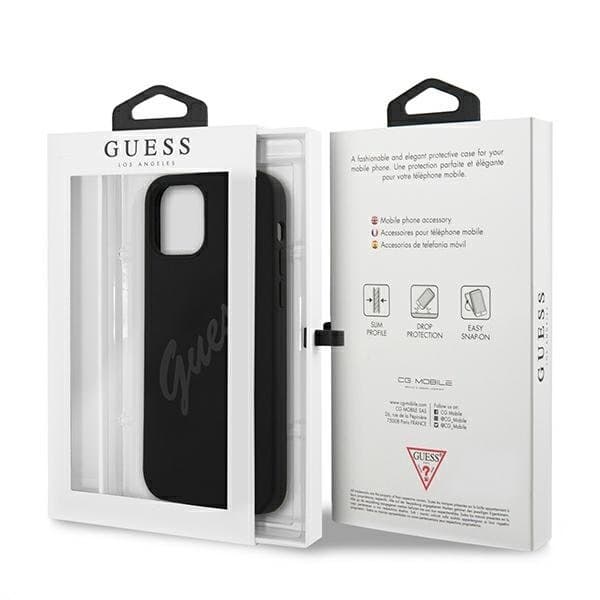 Guess iPhone 12 Pro Max Skal Script Vintage - Svart Svart