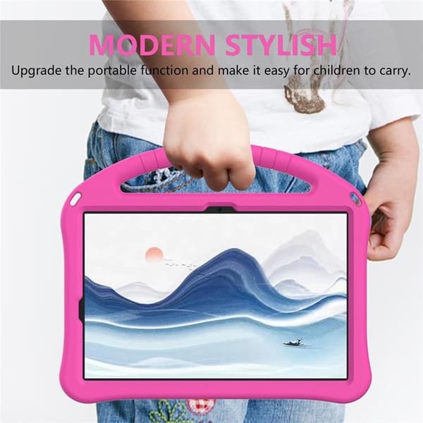 Mobilskal till Galaxy Tab S10 FE Plus Kickstand Shockproof - Rosa Rosa
