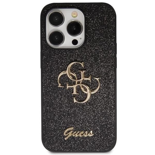 Guess Mobilskal till iPhone 11/XR Glitter Script Big - sVART Black