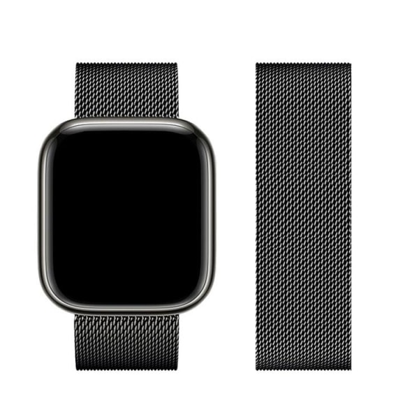 Forcell Apple Watch (38/40/41mm) Armband F-Design - Svart Svart