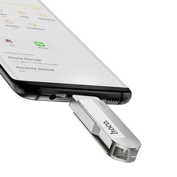 HOCO pendrive Wide UD10 USB + Type C 128GB USB3.0