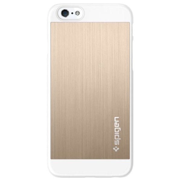 SPIGEN Aluminium Fit Skal till Apple iPhone 6/6S  (Gold)