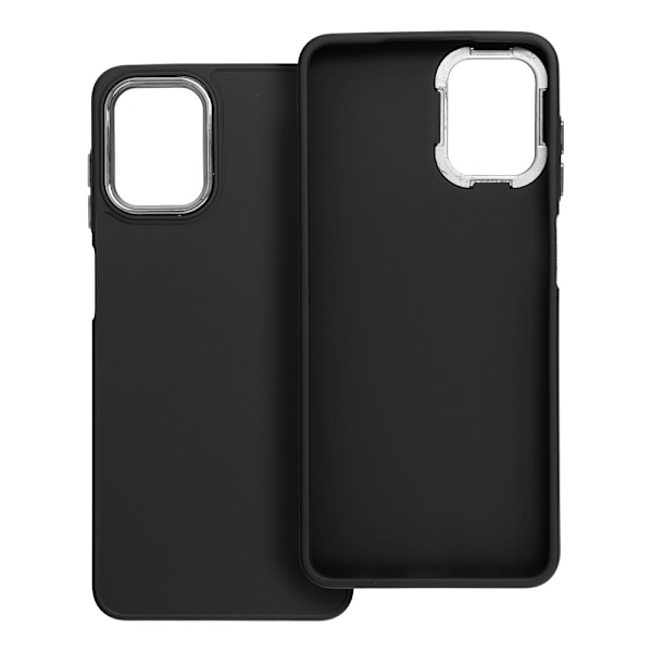 FRAME skal för Samsung A12 svart Svart