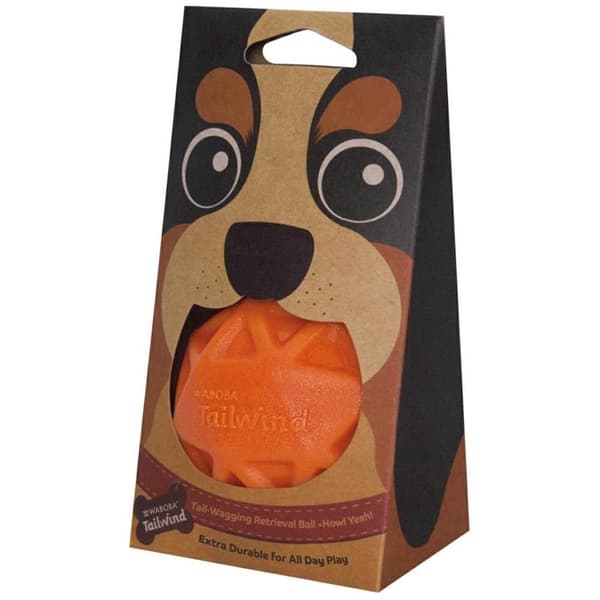 Waboba Tailwind Dog Ball Orange