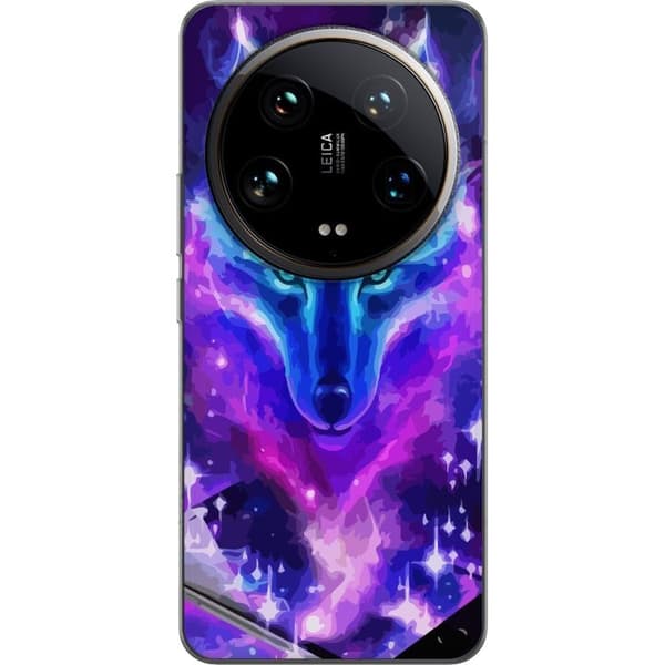 Telefontaske til Xiaomi 14 Ultra med Neon Wolf