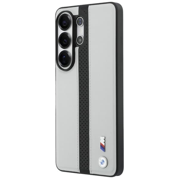 BMW Mobilcover til Galaxy S26 Ultra Magsafe Perforated Stripe Logo - Grå Grå