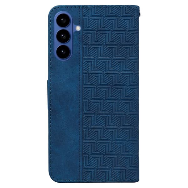 Plånboksfodral för Samsung Galaxy S26 Plus Konstläder med handledsrem - Blå