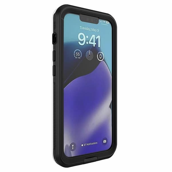iPhone 15 Plus Mobilcover IP68 Vandtæt - Sort Black