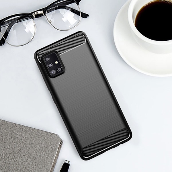 CARBON skal till Samsung Galaxy A51 5G Svart Svart
