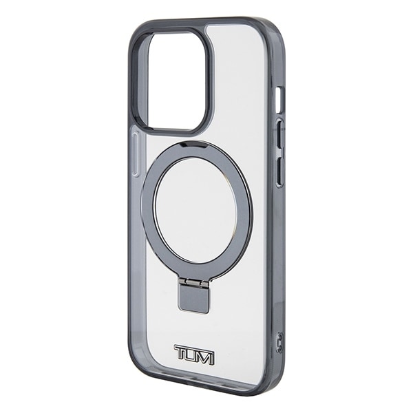 Tumi Mobilskal till iPhone 15 Pro Max MagSafe Transparent Ring Stand - Vit