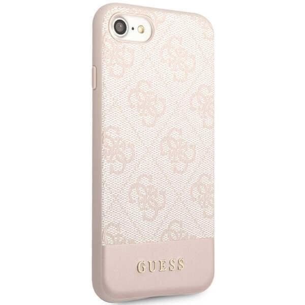 Guess iPhone 7/8/SE (2020/2022) Mobilskal 4G Stripe - Rosa Rosa
