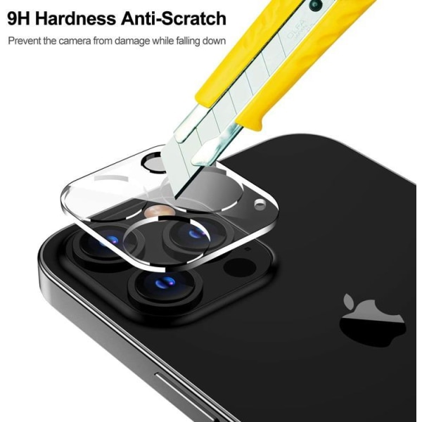 [2 kpl] Karkaistu lasi kameran linssisuoja iPhone 12 Pro Max - kirkas