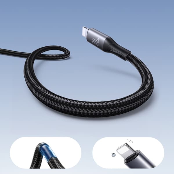 Joyroom USB-C til Lightning Kabel 30W 2m S-A28 - Sort Svart