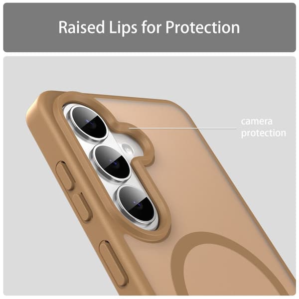 Mobilskal för Samsung Galaxy S26 Plus Magnetiskt TPU + PC - Guld