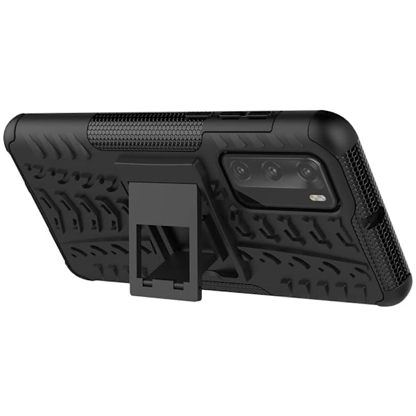 Tyre Kickstand mobilskal till Huawei P40 - Svart Svart