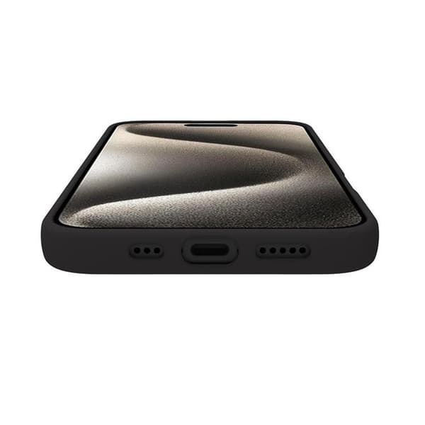 Celly Mobilskal till iPhone 16 Pro MagSafe Soft Rubber - Svart Svart