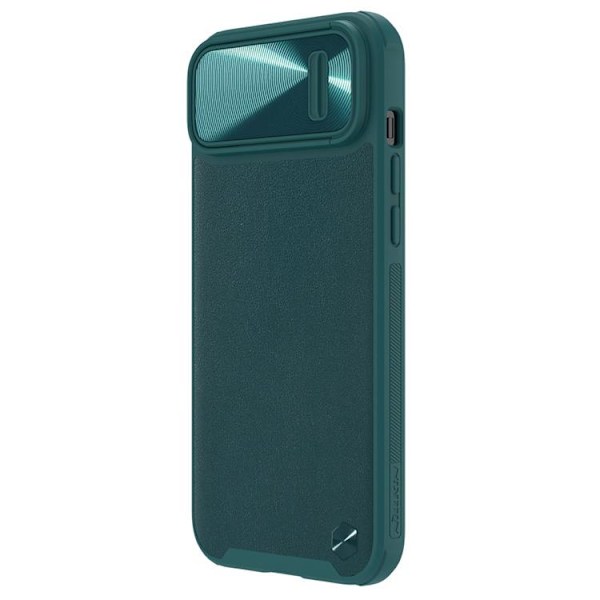 Nillkin iPhone 14 Skal CamShield Läder S - Grön