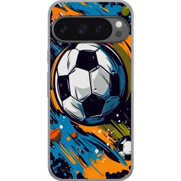 Mobilskal till Google Pixel 9 Pro XL med Fotbollar