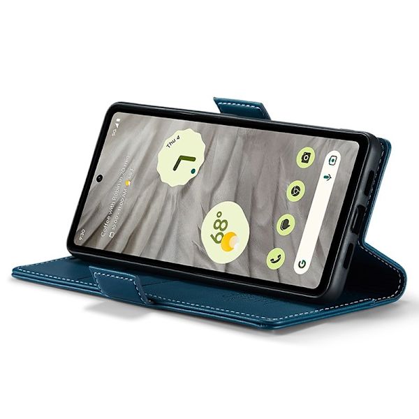 CASEME Plånboksfodral Konstläder till Google Pixel 7a - Blå