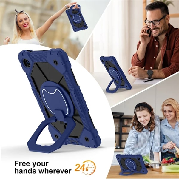 Lenovo Tab K9 Mobilskal Silikon Kickstand Blå