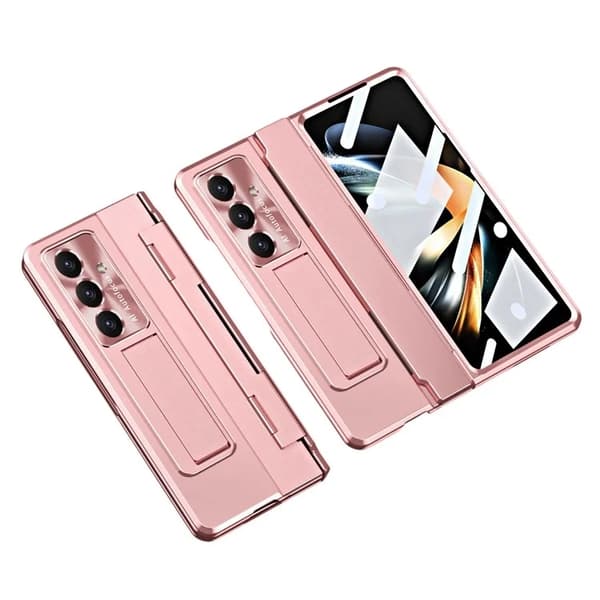 Mobilskal till Galaxy Z Fold7 5G med Skärmskydd Hinge - Rosa Rosa