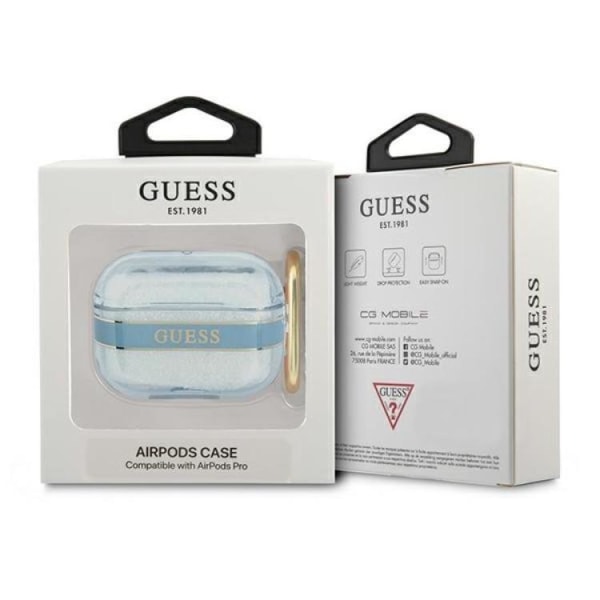 Guess AirPods Pro Shell Strap Collection - sininen