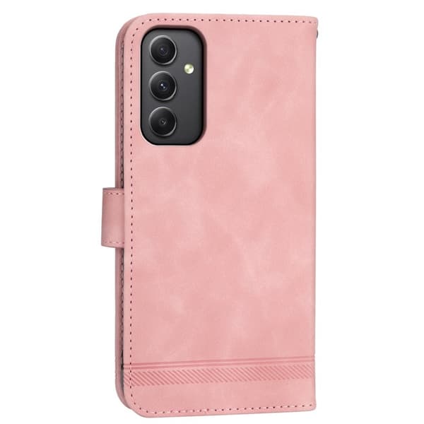 DIERFENG DF-03 Plånboksfodral Konstläder - Ställ - Samsung Galaxy A35 5G - Rosa
