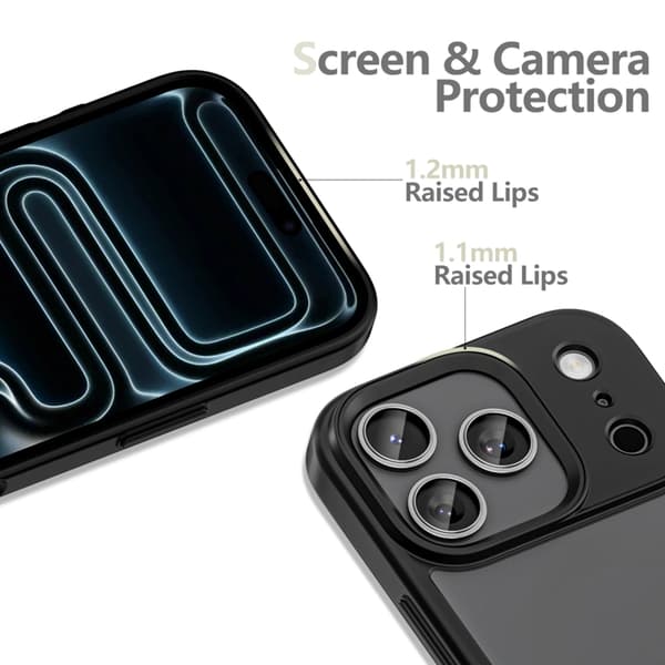 Tech-Protect Mobilskal till iPhone 17 Pro Max Magsafe - Matte Svart Svart