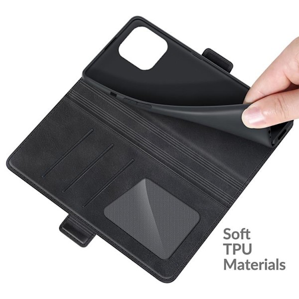 Flip Plånboksfodral till iPhone 13 Pro Max - Svart Svart