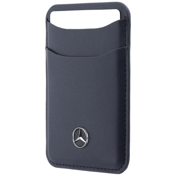 Mercedes MagSafe Korthållare Läder Plånbok - Marinblå Blå