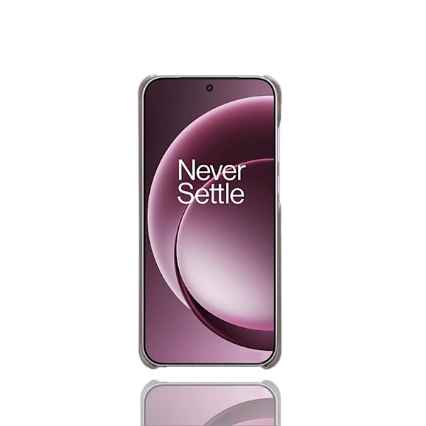 Mobilskal till OnePlus 15 5G Calf Texture PU Läder - Grå Grå