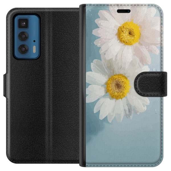 Plånboksfodral till Motorola Edge 20 Pro med Sommarblommor