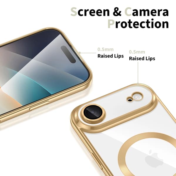 Tech-Protect Mobilskal till iPhone Air Magsafe Flex - Shiny Guld Guld
