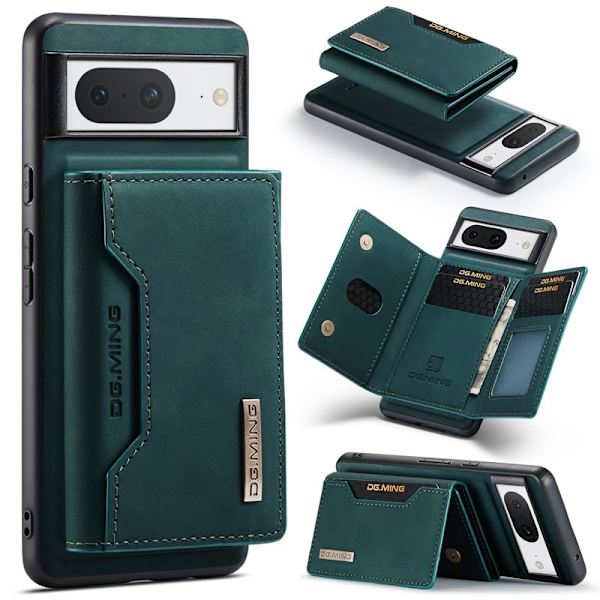 DG.MING M2 Series Google Pixel 8 Plånboksfodral Konstläder Grön